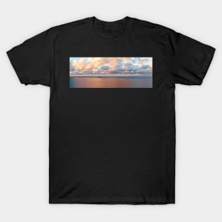 Moody sky over container ships T-Shirt